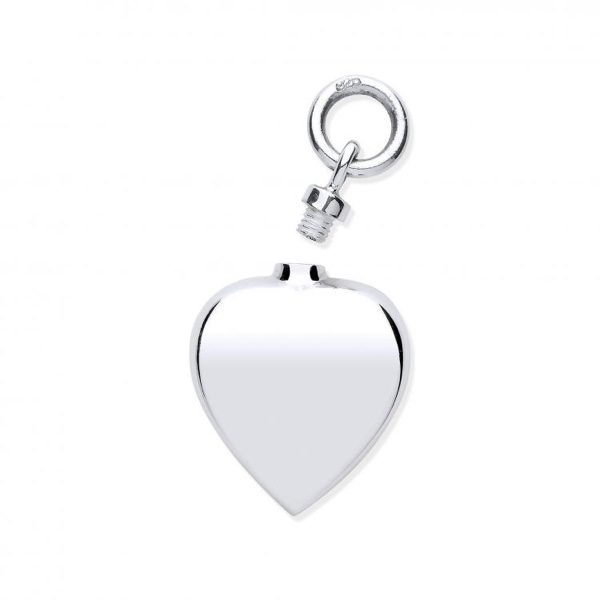 Sterling Silver Heart Shaped Ashes Holder