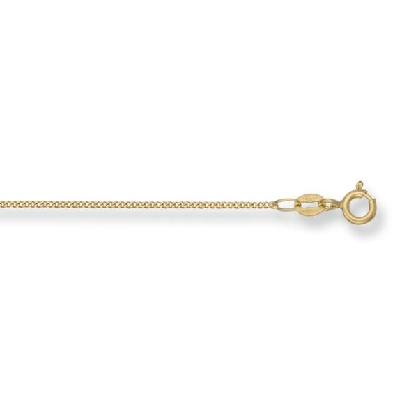 9 Carat Yellow Gold Classic Curb Chain