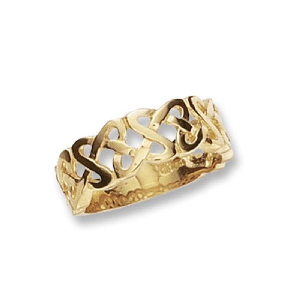 9 carat gold celtic ring