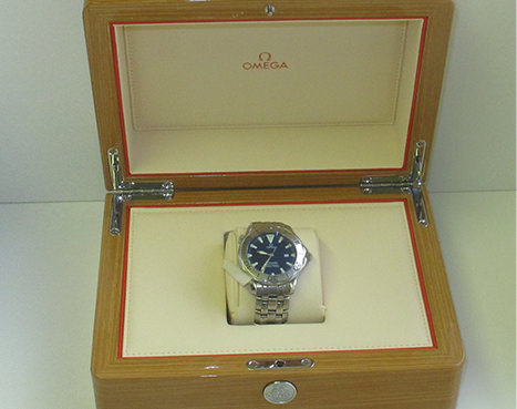 image of second hand omega watch