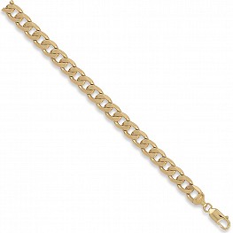 9 Carat Yellow Gold Curb Bracelet