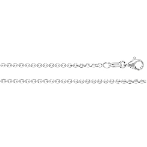 Silver Faceted Belcher Chain