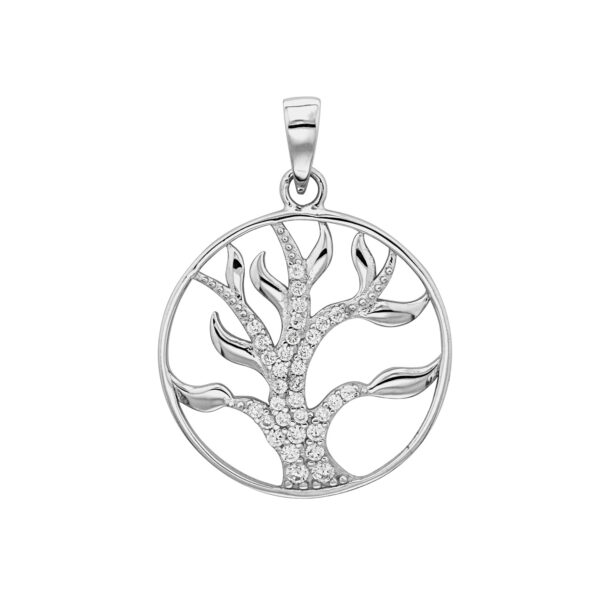 silver tree of life pendant