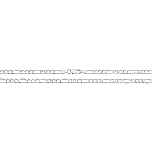silver figaro chain