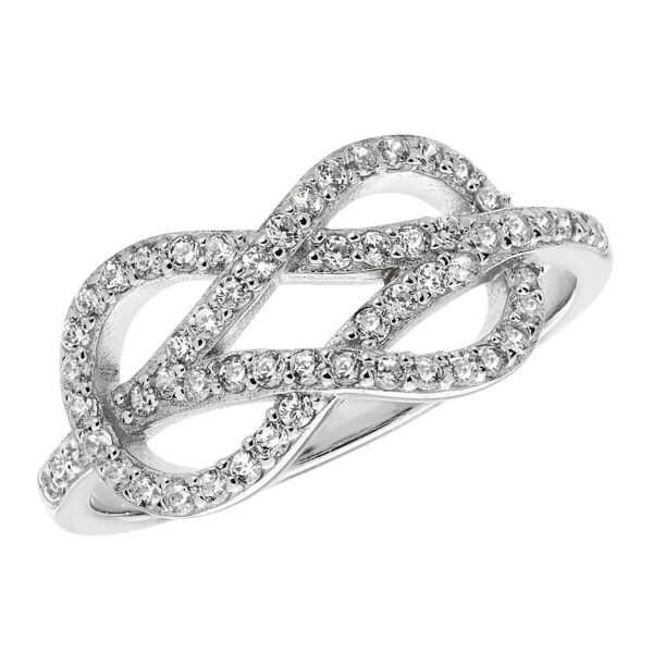 silver intricate ring