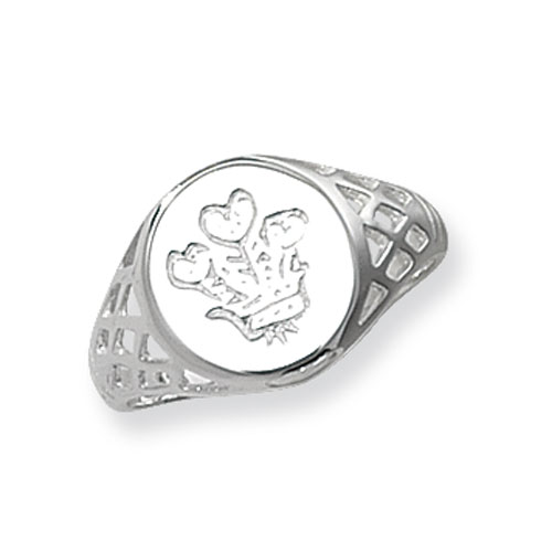 silver celtic feather ring