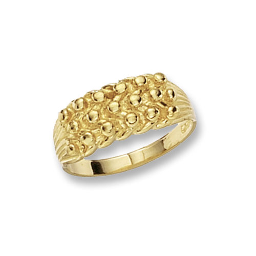 9 carat gold keeper ring