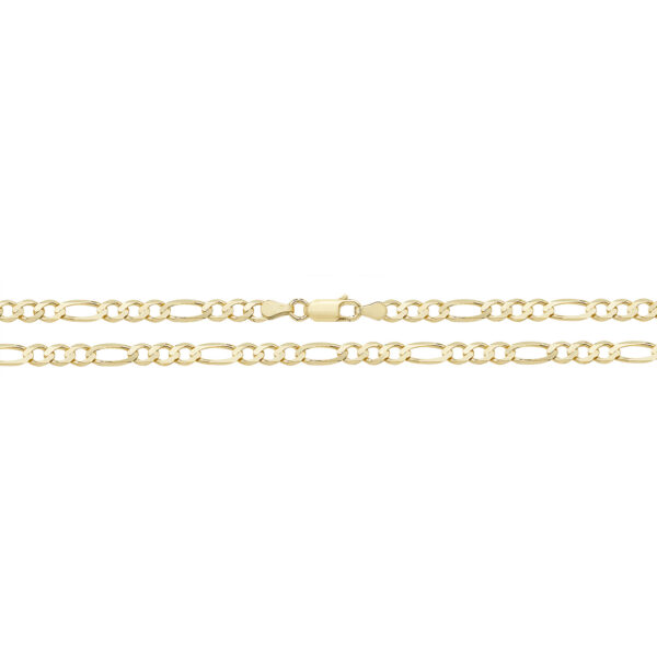 9 carat yellow gold figaro chain