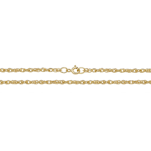 9 carat yellow gold prince of wales chain