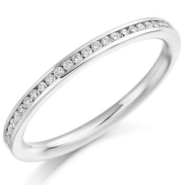 18 carat white gold diamond eternity ring