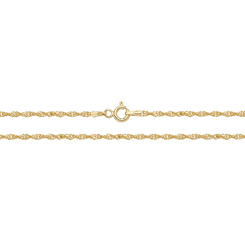 9 carat yellow gold singapore chain anklet
