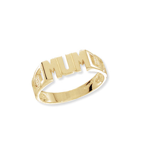 9 carat gold mum ring
