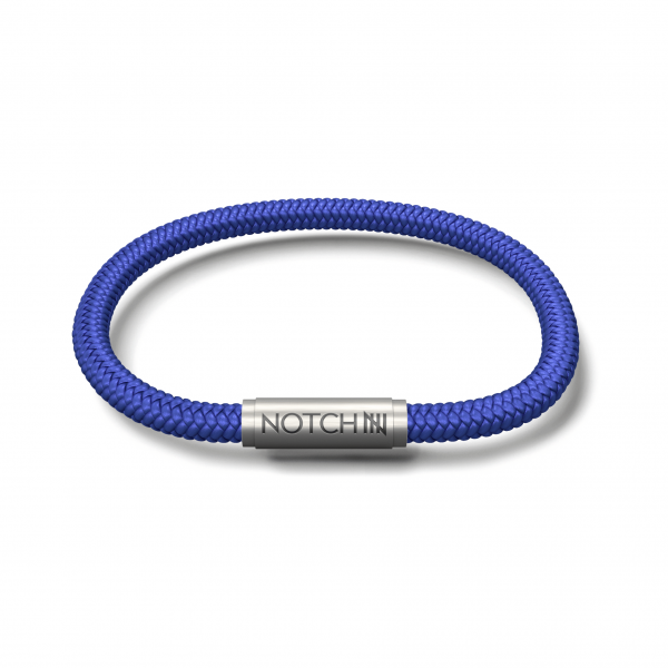 Notch solid blue cord bracelet