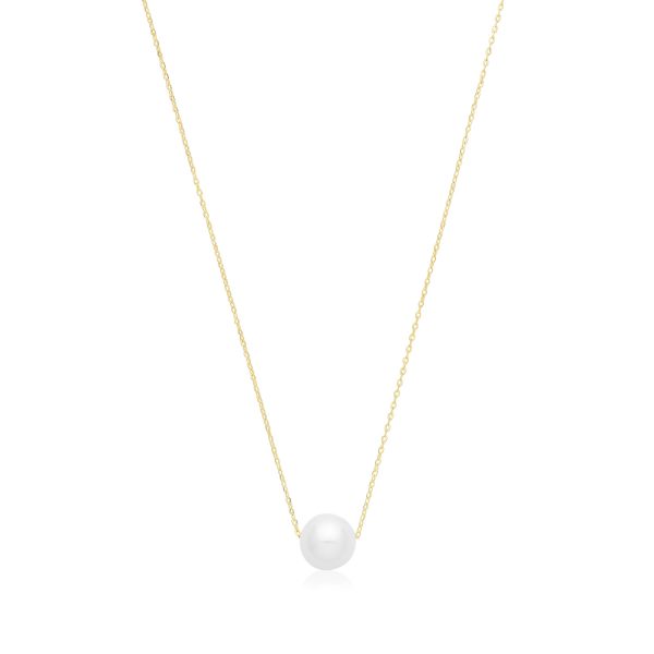 9 carat gold pearl necklace