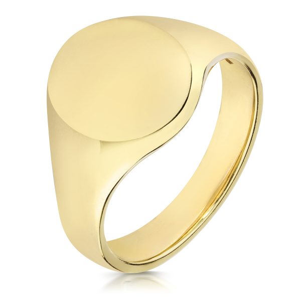 9 carat gold signet ring