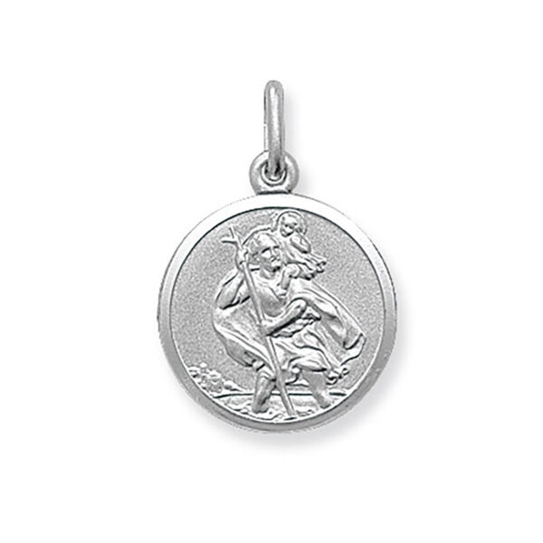 Silver Round St Christopher